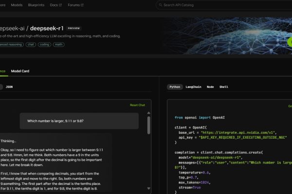DeepSeek-R1 wprowadza NVIDIA NIM na rynek